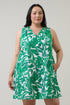 Masey Tropical Lerry Shift Mini Dress Curve