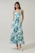 Mirla Floral Krisy Sleeveless Maxi Dress