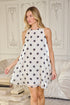 Randal Polka Dot Organza Mini Dress
