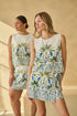 Senara Floral Lisha Sleeveless Tank Top