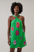 Trinie Postcard Amory Halter Mini Dress