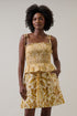 Calina Tropical Irvine Smocked Mini Dress