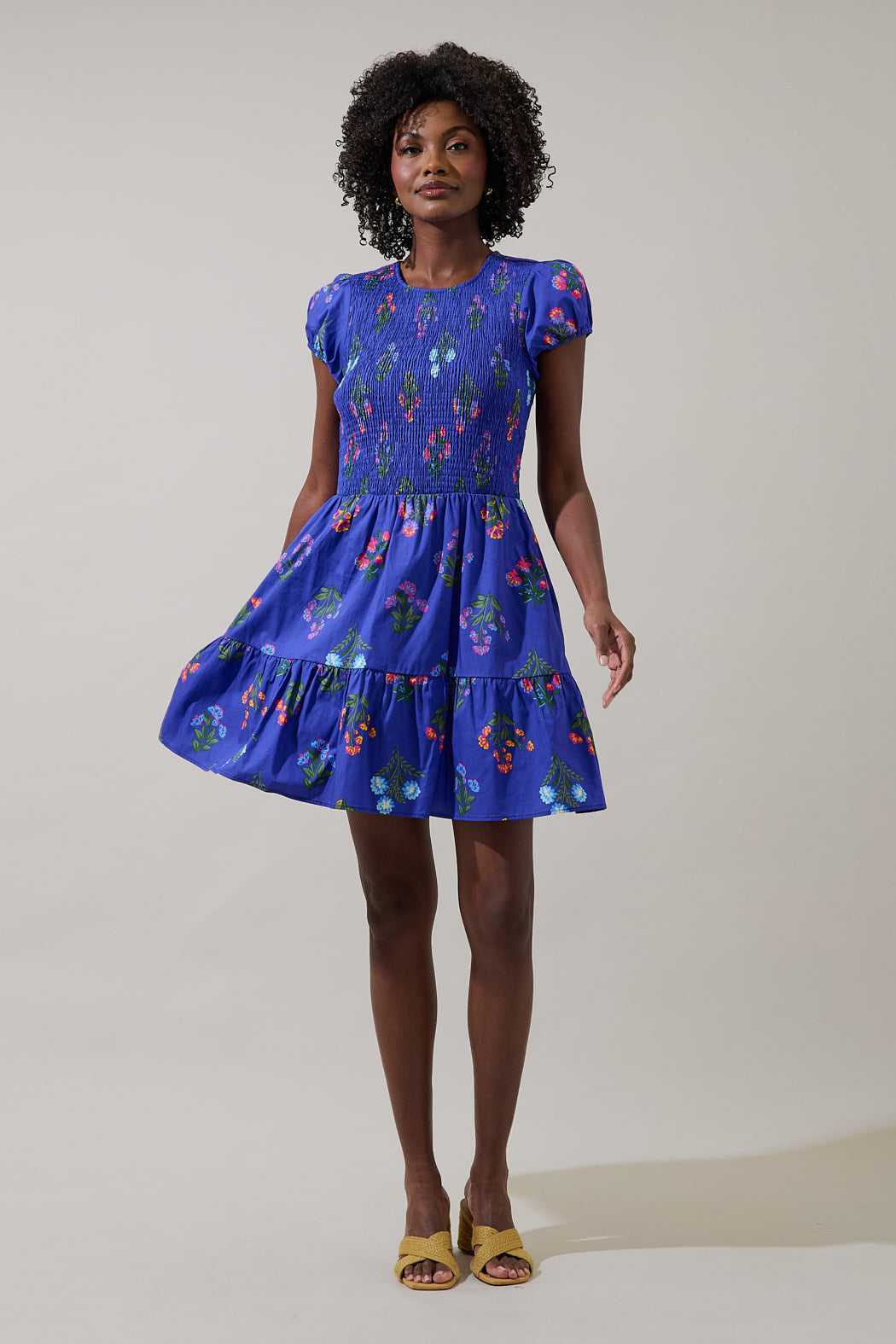 amur chiffon pleated ruffle midi dress Cassy Pleated Gown
