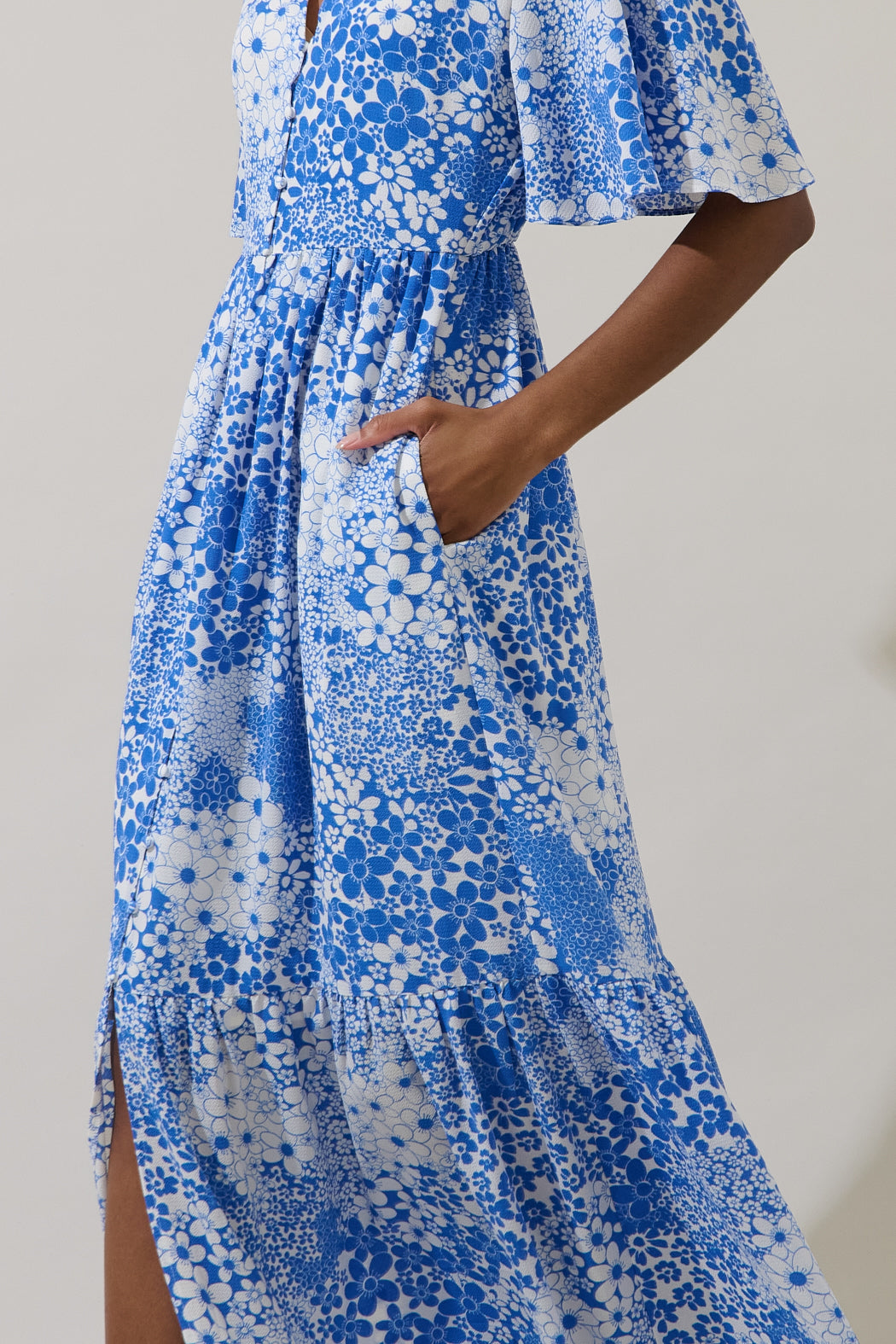 serra maxi dress Serra Ladies Woven Maxi Dress - Multi Color, S Same-Day Delivery or Pickup
