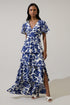 Maurea Floral Amabel Tiered Maxi Dress