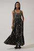 Jilly Floral Silda Smocked Maxi Dress
