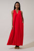 Rubi Halter Neck Maxi Dress