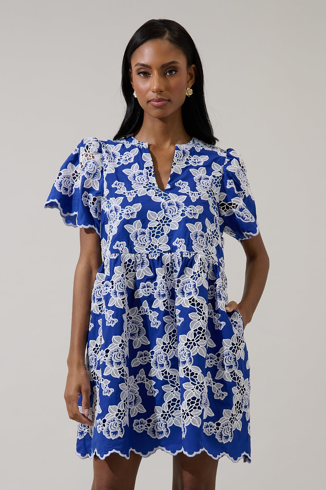 short sleeve formal mini dress Black Short Sleeve Tailored Mini Dress
