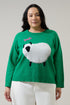 Marty Sheep Raglan Sweater Curve
