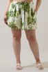 Palmet Tropical Sugarbag Shorts Curve