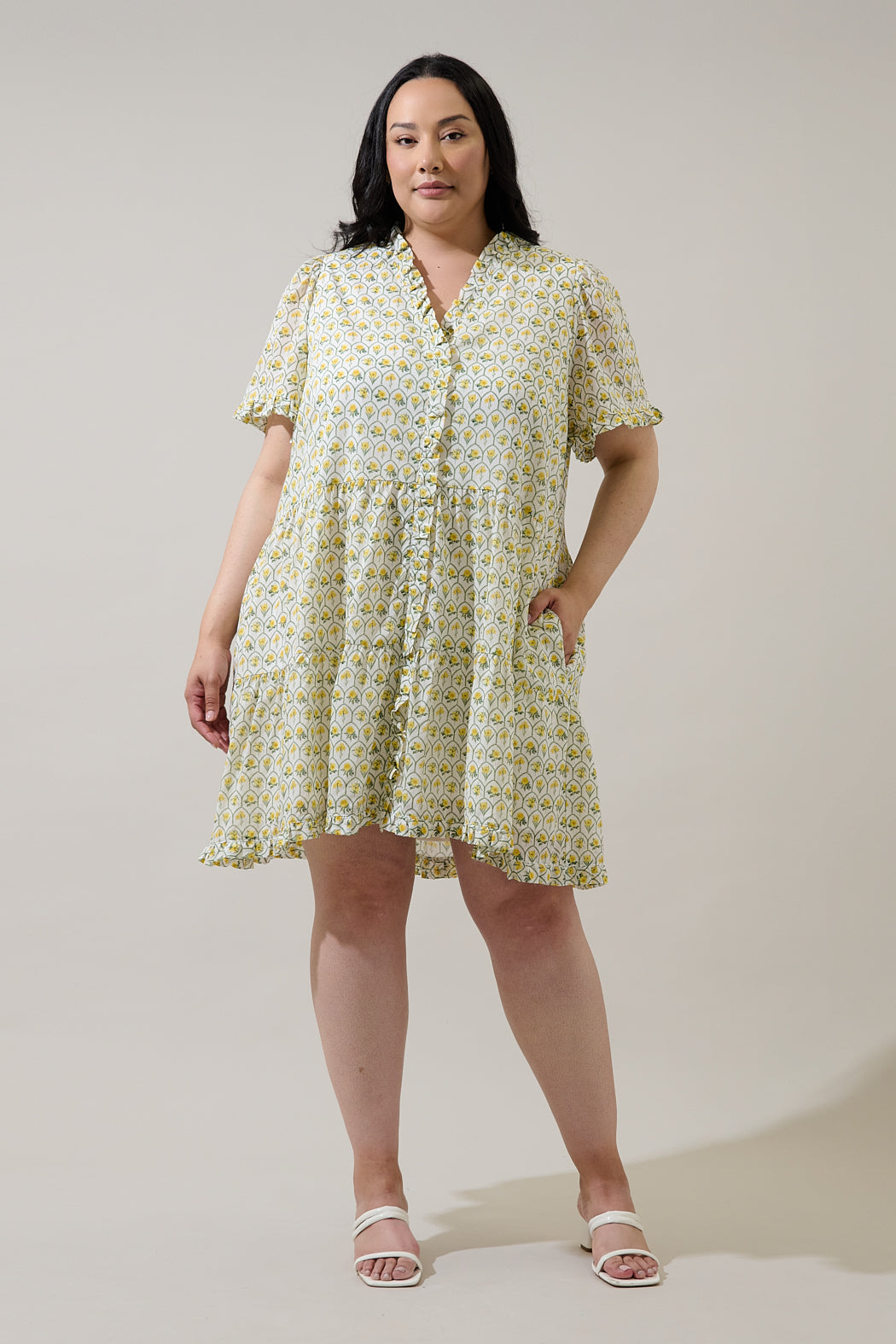 kara mini dress Superdown It has a concealed zip fastening and is fully lined L'Academie Kara Mini Dress in