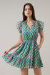 Sardy Mini Dress Gercy Abstract