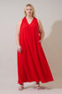 Rubi Halter Neck Maxi Dress Curve