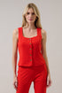 Hemary Button Down Sleeveless Top