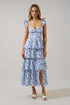 Covina Tiered Midi Dress Patty Floral