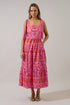 Tarie Tropical Emely Tiered Maxi Dress