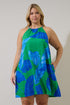 Haity Shift Mini Dress Gresia Tropical Curve