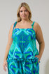 Blissy Tropical Yari Cami Top Curve