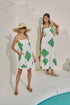 Quina Shift Mini Dress Fan Breeze