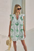 Renie Shift Mini Dress Seashell Bay