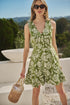 Terria Button Down Mini Dress Kory Floral