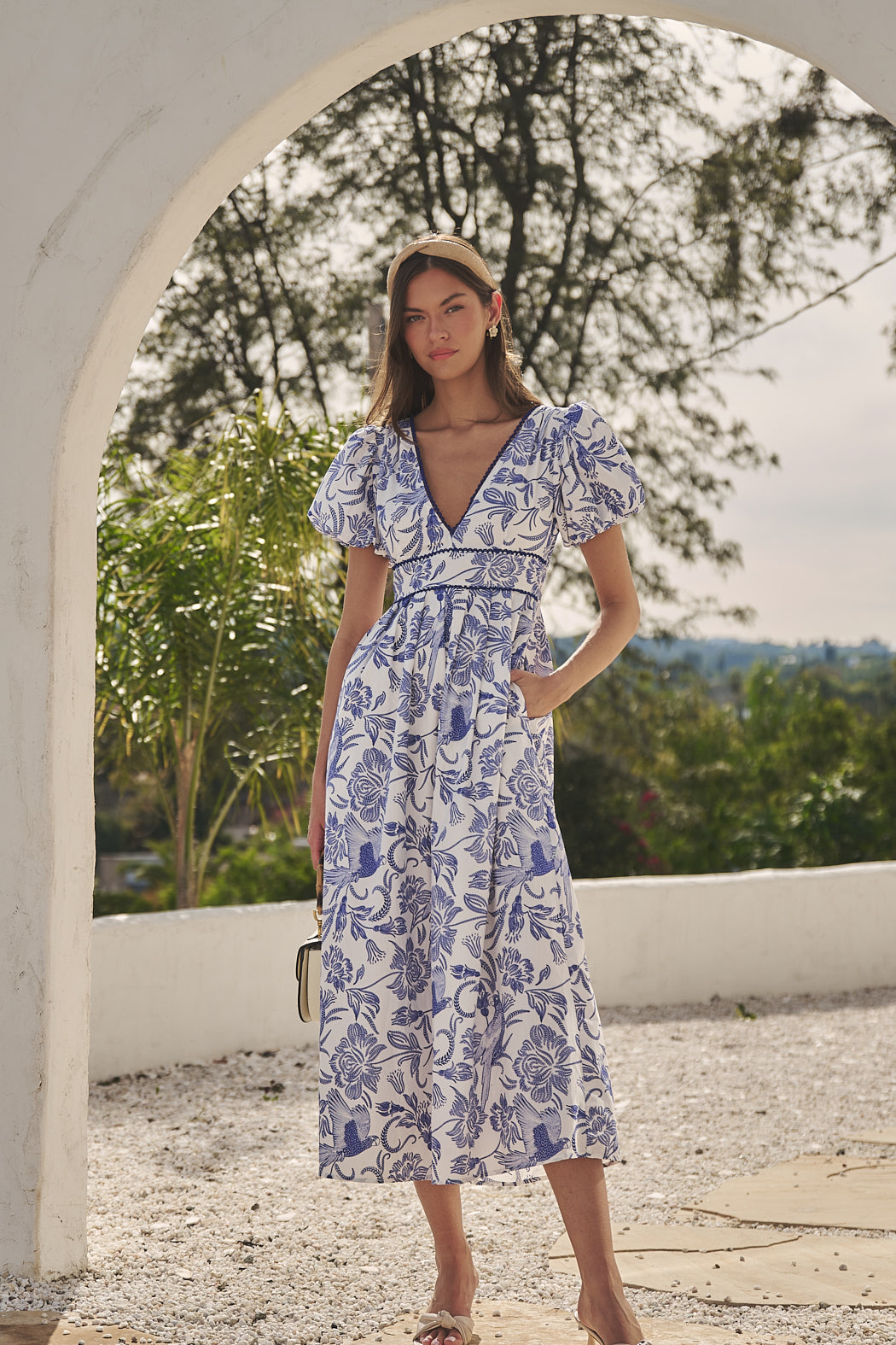 Jaylene Pleated Maxi Dress Virda Floral Sugarlips Jaylene Pleated Maxi Dress Virda Floral Sugarlips