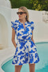 Ivona Ruffle Mini Dress Gemmi Floral