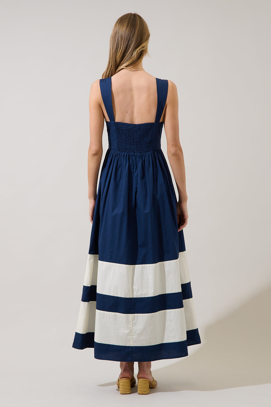 smocked formal dress Smocked Embroidery dress- Bishop dress- Formal Dress