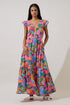 Evianna Flutter Maxi Dress Madely Floral