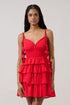 Wynne Ruffle Tiered Mini Dress