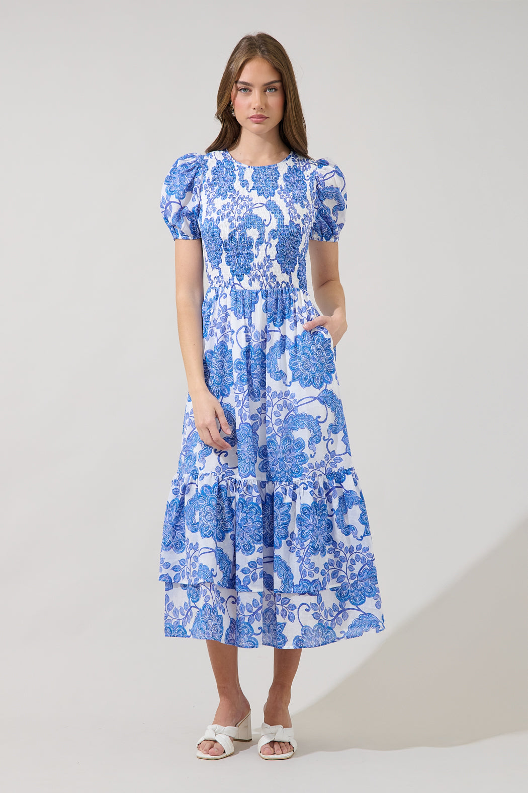 aruba blue dress Aruba Flare Maxi Dress (Blue) Xlarge By Styletittudeapparelusa