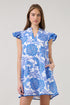 Merina Shift Mini Dress Floral