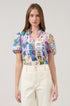 Barcy Smocked Top Postcard