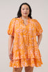 Runner Up Shift Dress Castra Floral Curve