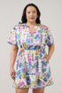 Bouse Shift Mini Dress Postcard Curve