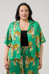 Violda Button Down Top Tiger Curve