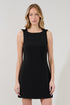 Chelsea Boat Neck Mini Shift Dress