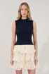Haydri Color Block Pleated Mini Dress