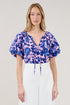 Overseas Balloon Sleeve Top Floral