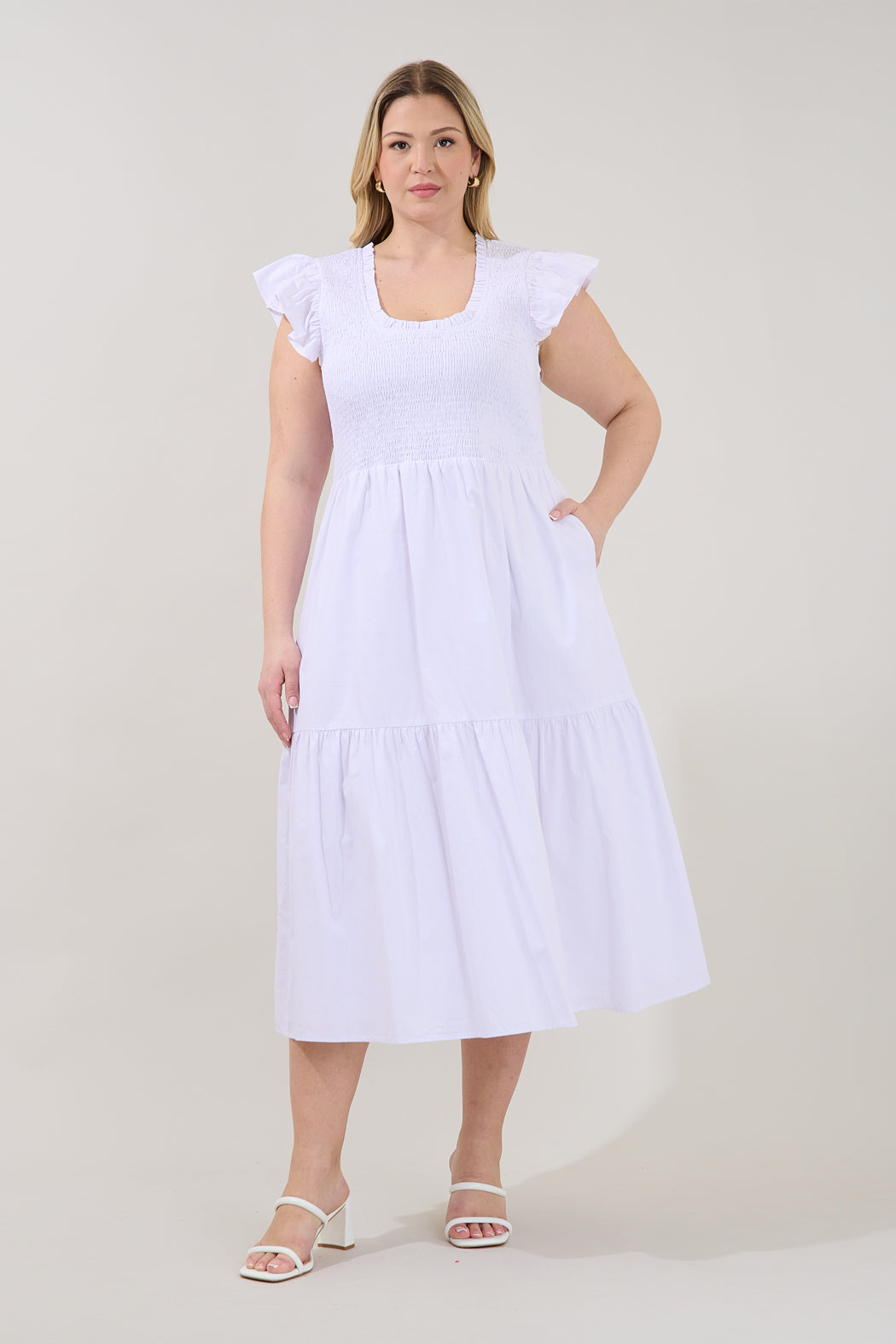 ingrid midi dress Z Supply Salinas Midi Dress