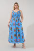 Panola Smocked Maxi Dress Flower Mart Curve