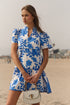 Candace Tiered Mini Dress Glantis Floral