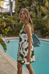 Auriel Shift Mini Dress Abstract