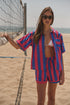Taffy Oversized Button Down Top