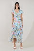 Sinclair Ruffle Tiered Midi Dress Missa Floral
