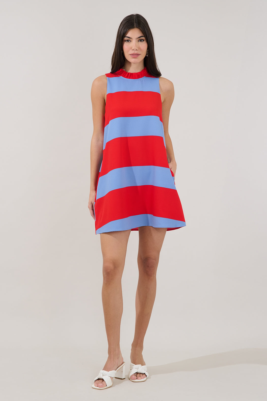 Benson Trapeze Mini Dress Stripe – Sugarlips Benson Trapeze Mini Dress Stripe – Sugarlips