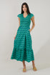 Liora Smocked Midi Dress Floral