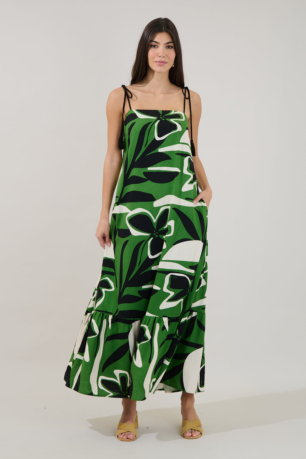 Veth Shift Maxi Dress Rainforest