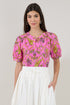 Neli Split Neck Top Pantheress
