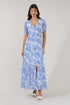 Monaco Long Tiered Maxi Dress Floral
